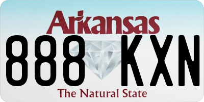 AR license plate 888KXN