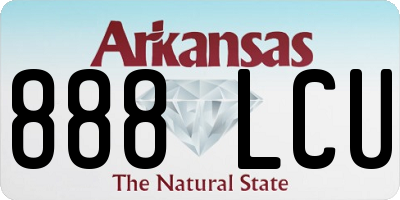 AR license plate 888LCU