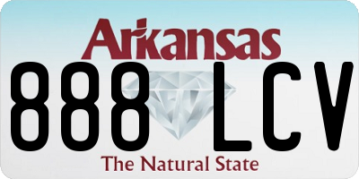 AR license plate 888LCV