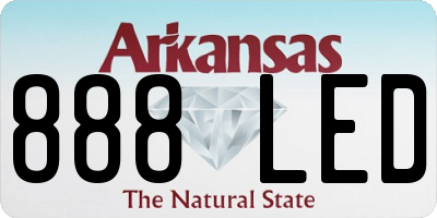 AR license plate 888LED