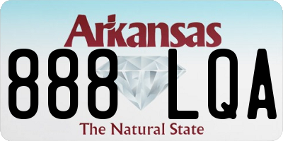 AR license plate 888LQA
