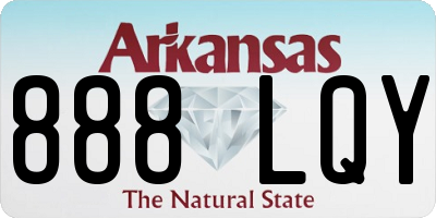 AR license plate 888LQY