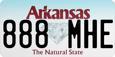 AR license plate 888MHE