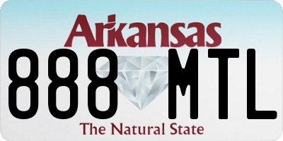 AR license plate 888MTL