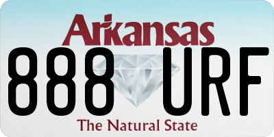 AR license plate 888URF