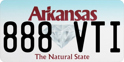AR license plate 888VTI