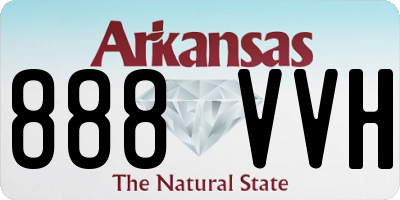 AR license plate 888VVH