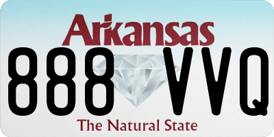 AR license plate 888VVQ