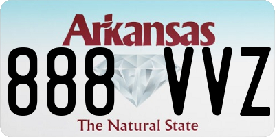 AR license plate 888VVZ