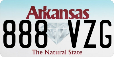 AR license plate 888VZG