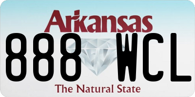 AR license plate 888WCL