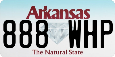 AR license plate 888WHP
