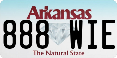 AR license plate 888WIE