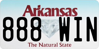 AR license plate 888WIN