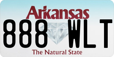 AR license plate 888WLT