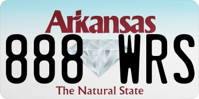 AR license plate 888WRS