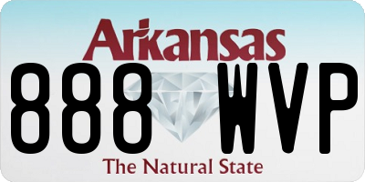 AR license plate 888WVP