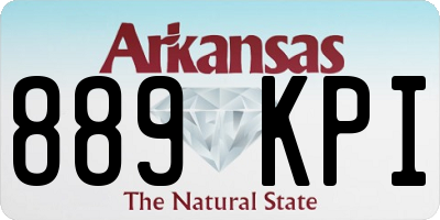 AR license plate 889KPI