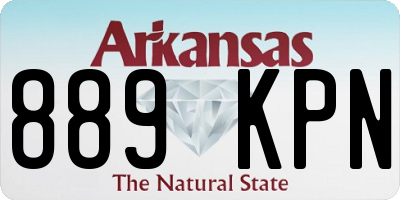 AR license plate 889KPN