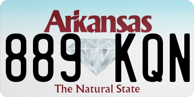 AR license plate 889KQN