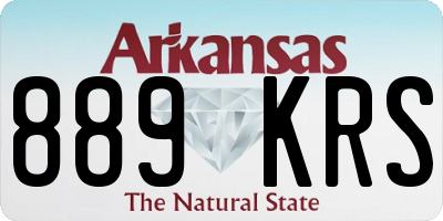 AR license plate 889KRS