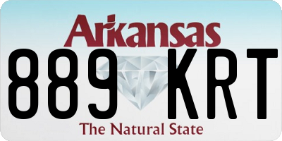 AR license plate 889KRT