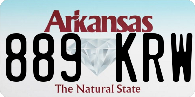 AR license plate 889KRW