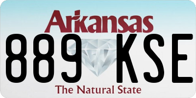 AR license plate 889KSE