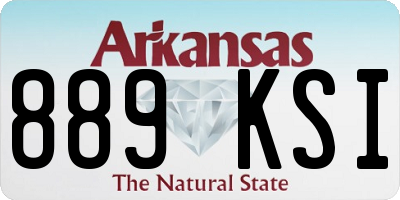 AR license plate 889KSI