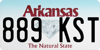 AR license plate 889KST