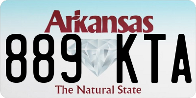 AR license plate 889KTA