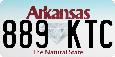 AR license plate 889KTC