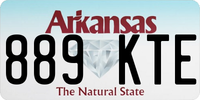 AR license plate 889KTE