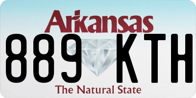 AR license plate 889KTH