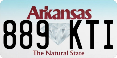 AR license plate 889KTI