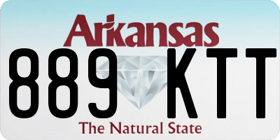 AR license plate 889KTT
