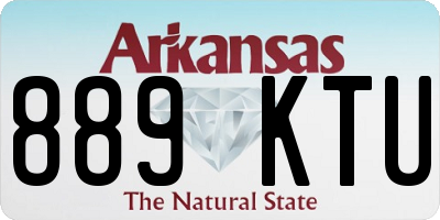 AR license plate 889KTU