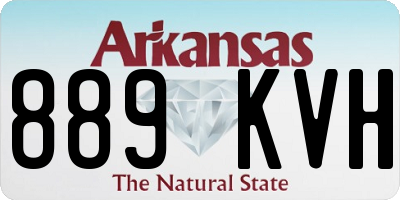 AR license plate 889KVH