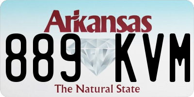 AR license plate 889KVM