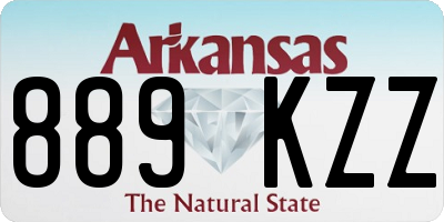 AR license plate 889KZZ