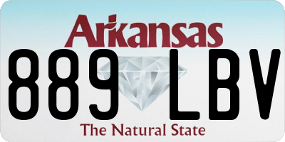 AR license plate 889LBV