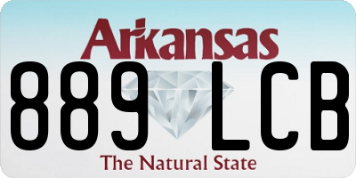 AR license plate 889LCB