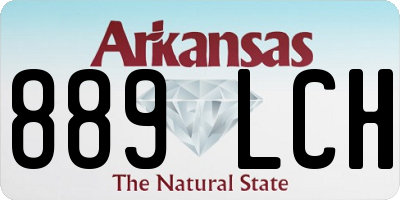 AR license plate 889LCH
