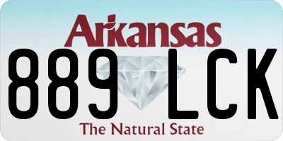 AR license plate 889LCK