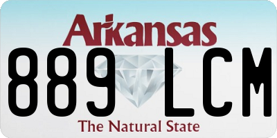 AR license plate 889LCM