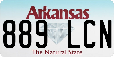 AR license plate 889LCN
