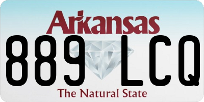 AR license plate 889LCQ