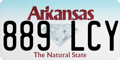 AR license plate 889LCY
