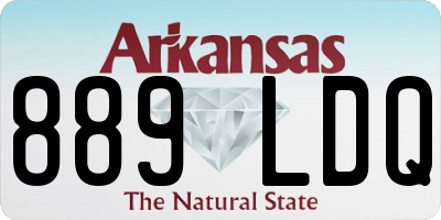 AR license plate 889LDQ