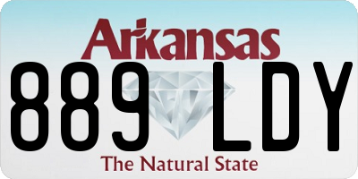 AR license plate 889LDY